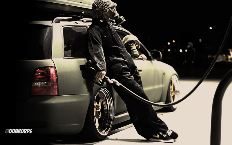 1080P, Stance, Gas Masks, Audi A4