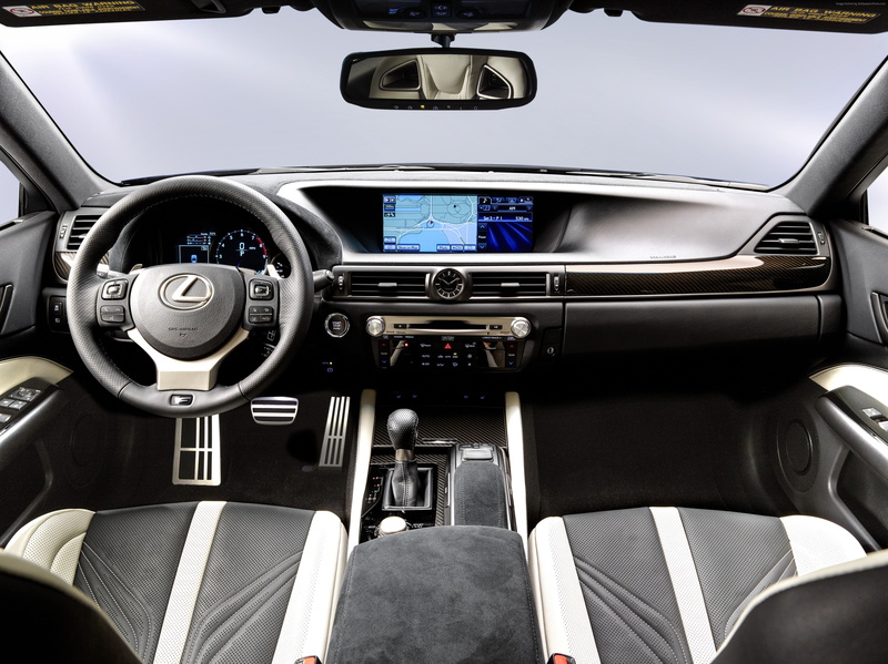 Lexus GS F, test drive, supercar, 4K, luxury cars, interior