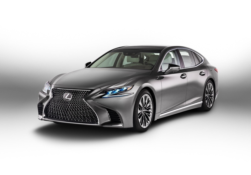 white background, silver colored, car, shiny, transportation, metal, 1080P, cut out, wealth, lexus ls 500 hd picture, studio shot, silver - metal, mode of transportation