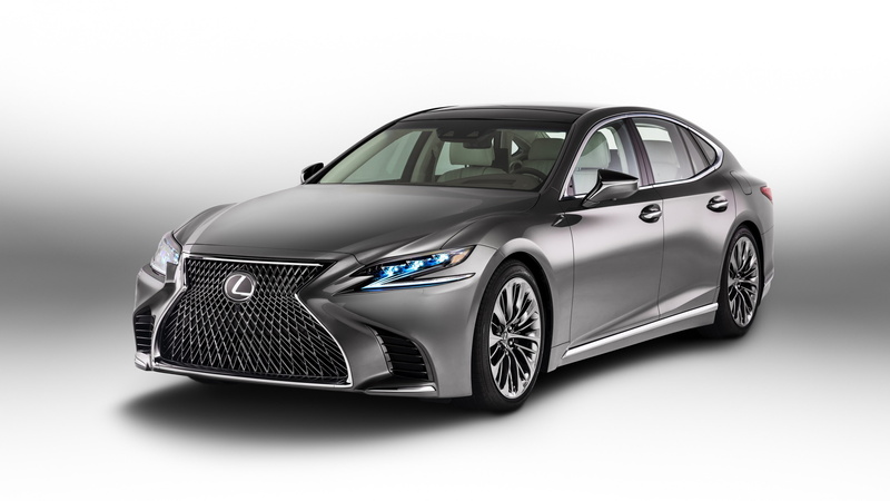 2018 Cars, Lexus LS 500, gray, car, 4k, lexus, 4K