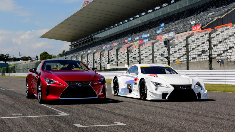 LC, 4K, Lexus, Cars, White, Red