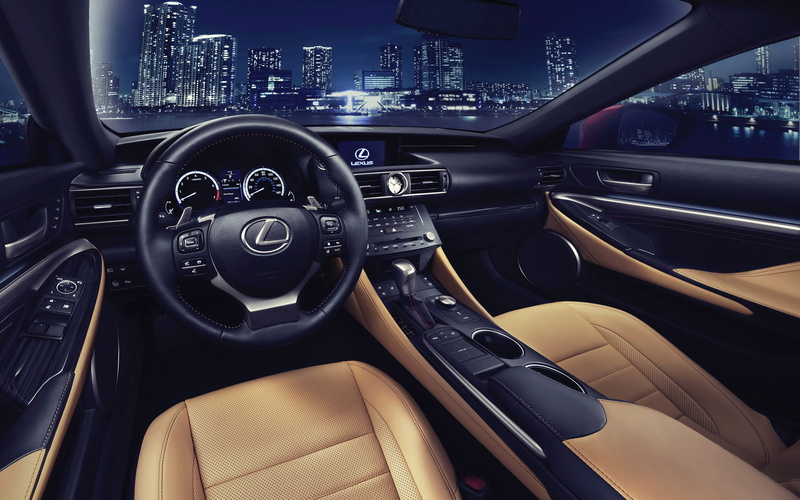 lexus, Lexus RC Coupe, rc, 2K, interior, coupe