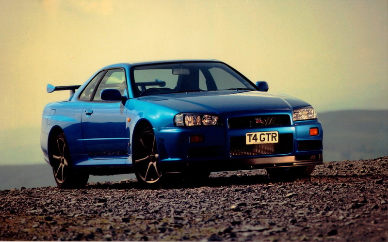 view, vehicles, Blue, nissan, side, front, gtr, niss, r, cars, 2K, art, hd, skyline