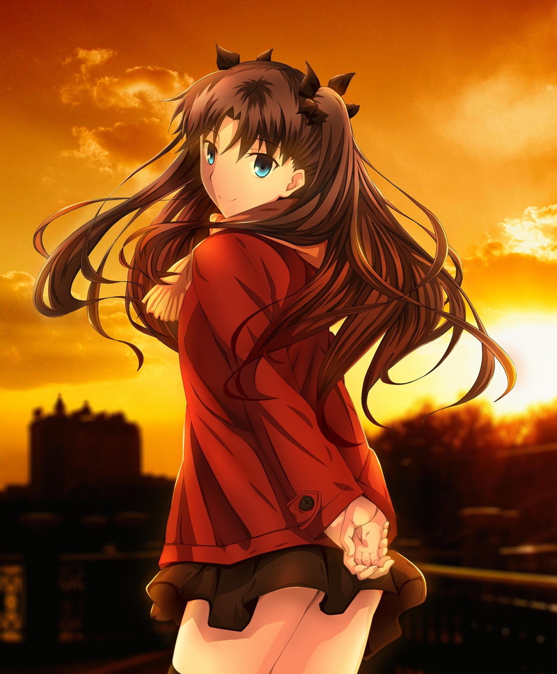 1080P, Tohsaka Rin, anime, Fate Series, FateStay Night: Unlimited Blade Works