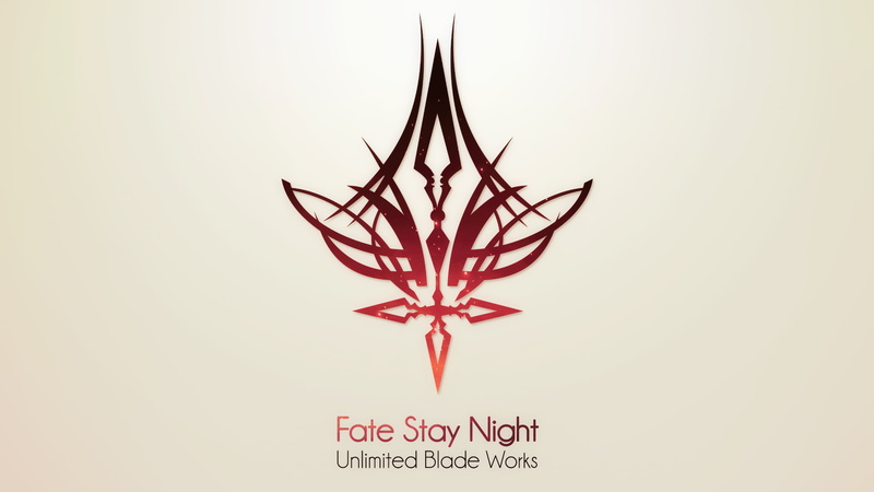 Fate Series, FateStay Night: Unlimited Blade Works, 1080P, FateStay Night, logo, artwork