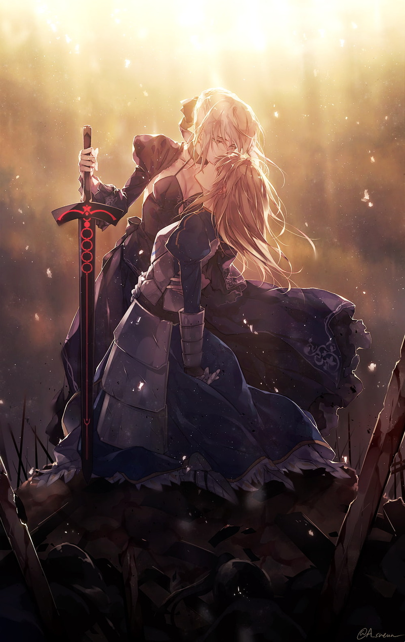 anime girls, Saber, 720P, Saber Alter, FateStay Night, Fate Series