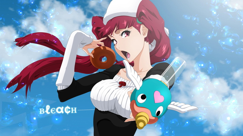 celebration, holding, waist up, redhead, representation, nature, sunlight, men, child, sky, 1080P, red, donut, Dokugamine Riruka, three quarter length