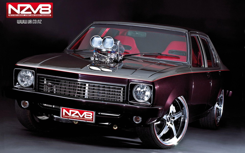 sedan, red, engine, classic, holden, cars, supercharged, 1080P