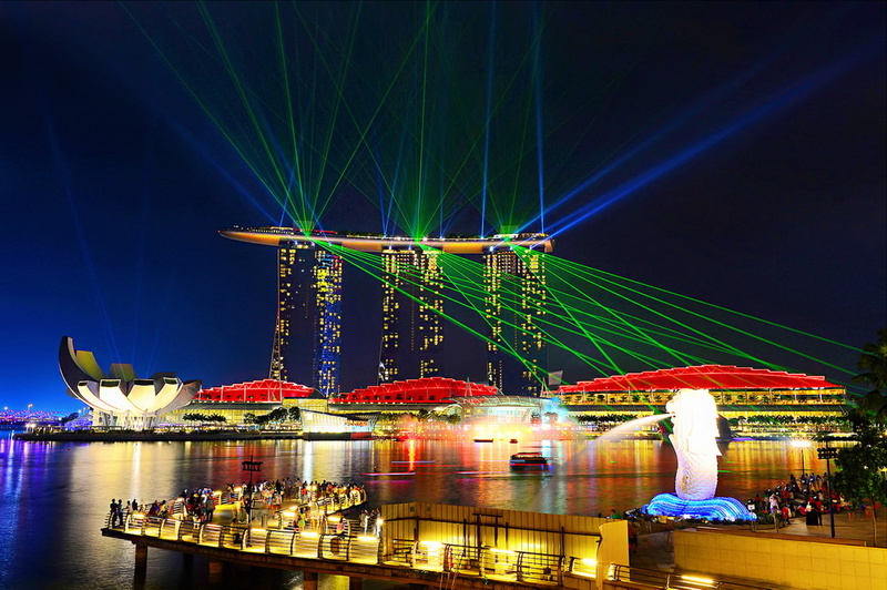 city, Asian architecture, 720P, Singapore