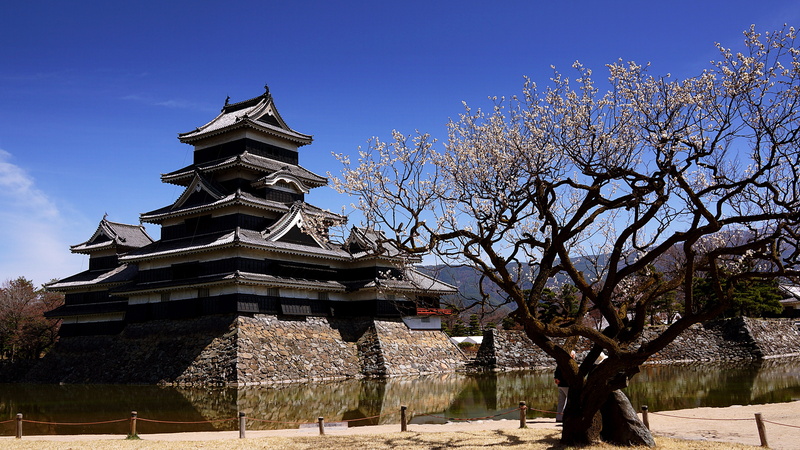 history, castle, emperor, built structure, samurai, building exterior, place of worship, japanese, nature, matsumoto, outdoors, travel destinations, belief