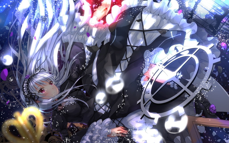 anime, Suigintou, Swordsouls, Rozen Maiden, maid, anime girls, 720P