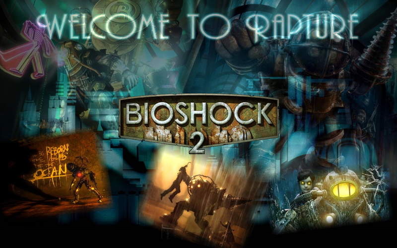 1080P, bioshock, game, little sister, bioshock 2, big daddy, logo