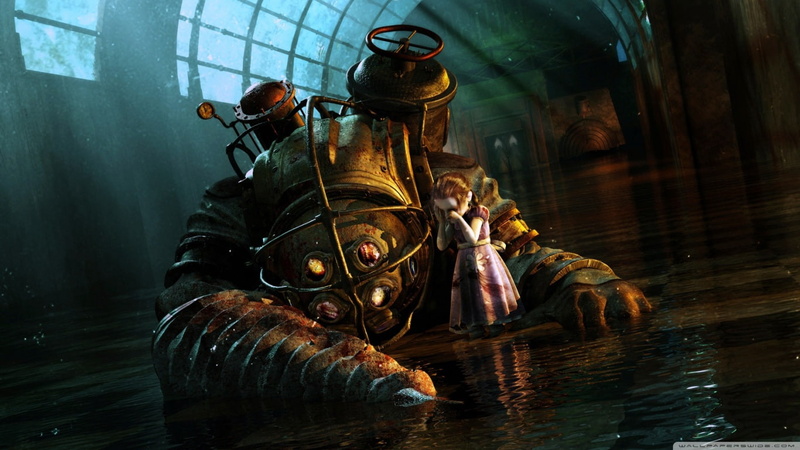 720P, games, hd, video, x, art, Bioshock 2, bioshock