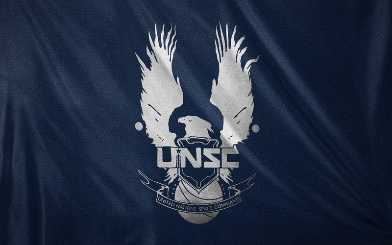 UNSC, flag, 720P, Halo
