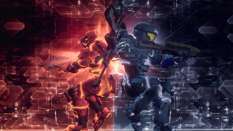 Halo 4, sniper rifle, video games, UNSC, assault rifle, video game art, soldier, futuristic armor, Halo, Spartans (Halo), digital art, 4K, fan art