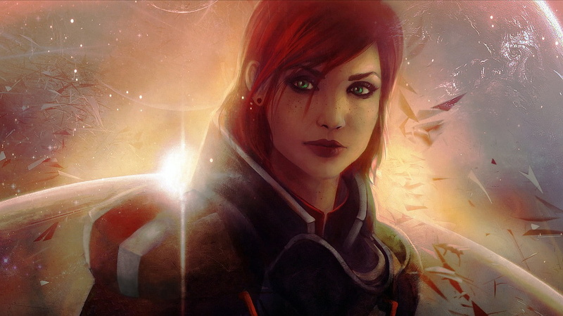 720P, Jane Shepard, space, Mass Effect, Mass Effect 3, video games, Commander Shepard