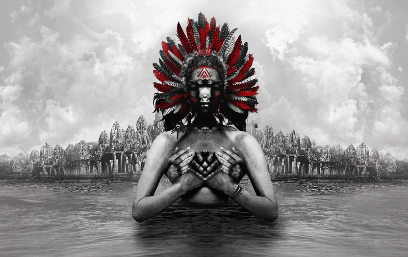 aztec, fantasy, psychedelic, cities, buildings, digital art, artistic, photography, architecture, manipulations, 720P