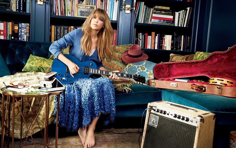 women, s, 1080P, Taylor, neck, dress, Swift, cardigan, blue, v, maxi