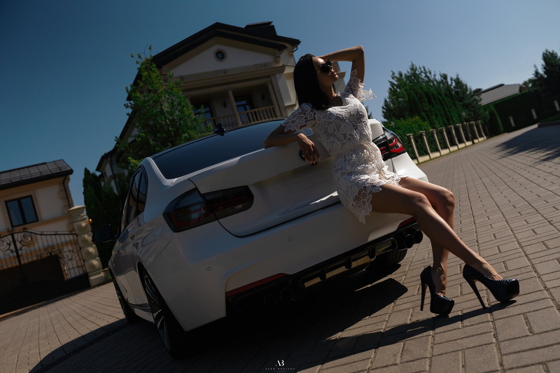 BMW, 2K, Girl, Valeriy Soldatov, machine, house, glasses, Alex Bazilev, figure