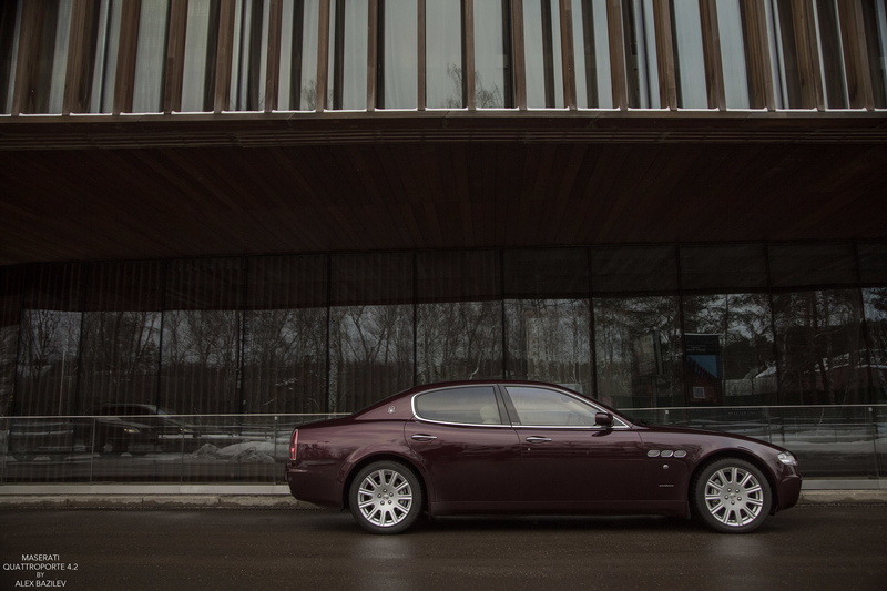 photography, Alexander Bazylev, 2K, Alex Bazilev, machine, Maserati, Quattroporte, side, photographer, Alexander Bazilev, auto