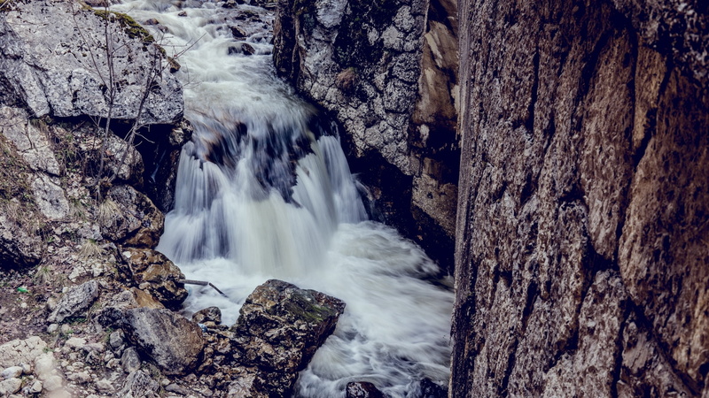 waterfall, river, 1080P, rock, stream