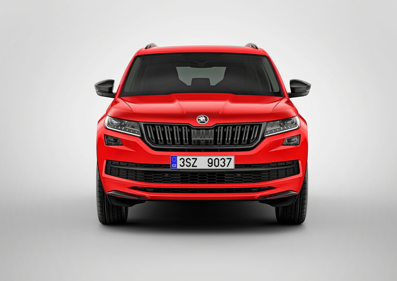 SUV, Car, Skoda Kodiaq, Red Car, Skoda, 1080P, Vehicle
