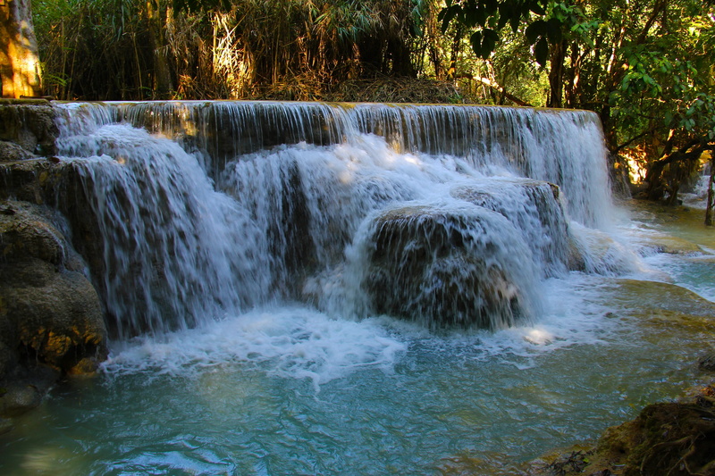 Unesco, water, flowing, power in nature, tree, waterfall, turquoise water, unesco heritage, falls, long exposure, rock, nature, motion, beauty in nature