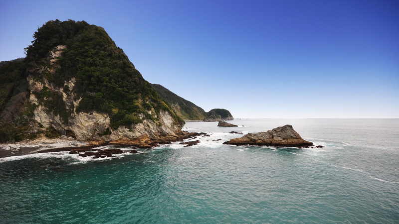 blue, clear sky, 4K, no people, beauty in nature, rock formation, rock, tranquil scene, high resolution images of nature 3840x2160, scenics - nature, land
