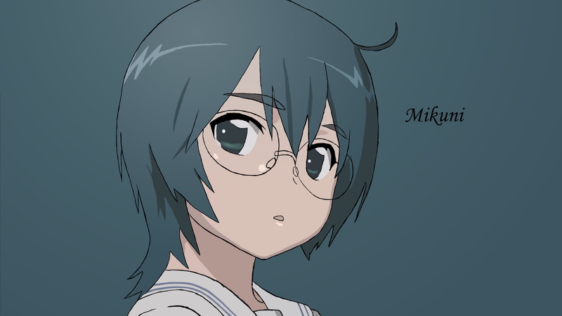 Kiss x Sis, 4K, anime, face, glasses, anime girls, blue background