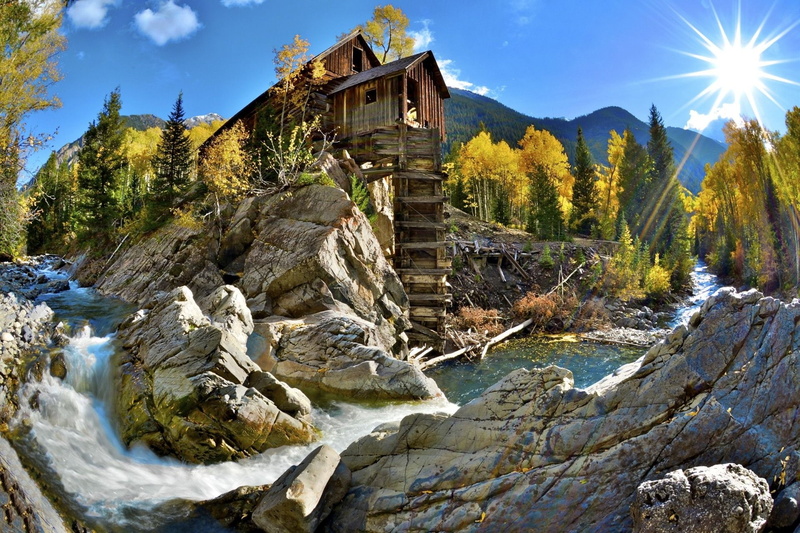 1080P, Crystal Mill, River, Man Made