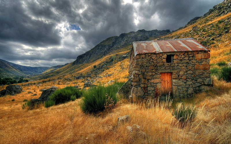 nature and landscapes, 1080P, old, stone, mill, nature, mills