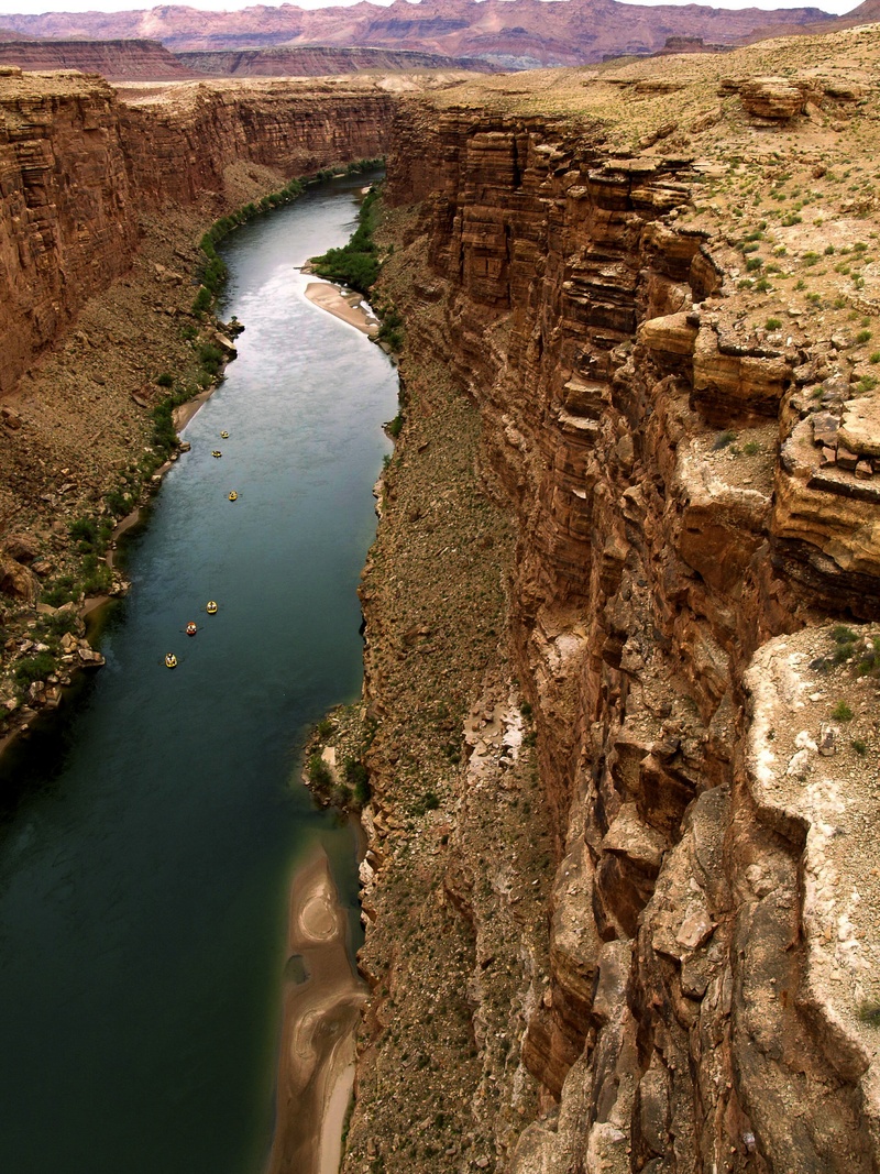 rocks, tourism, rock formation, non-urban scene, outdoor activity, tranquil scene, marble canyon, water, solid, eroded, landscape, no people, travel destinations
