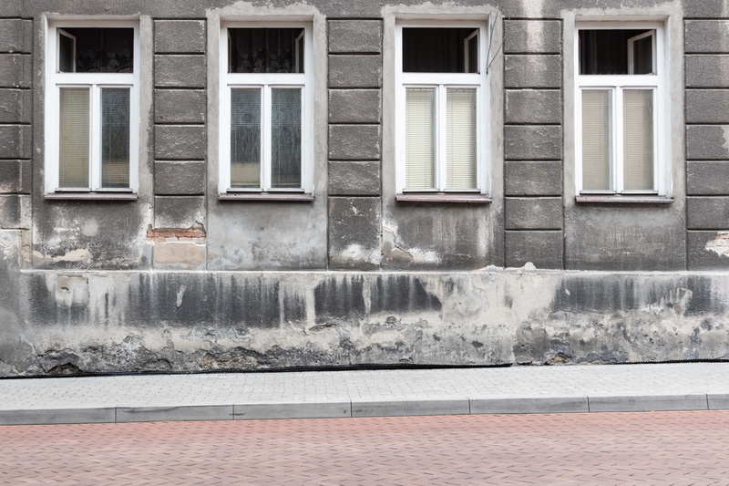 building, safety, street, city, protection, window, glass - material, outdoors, urban, bielsko-biala, no people, full frame, 4K, footpath, four, sash