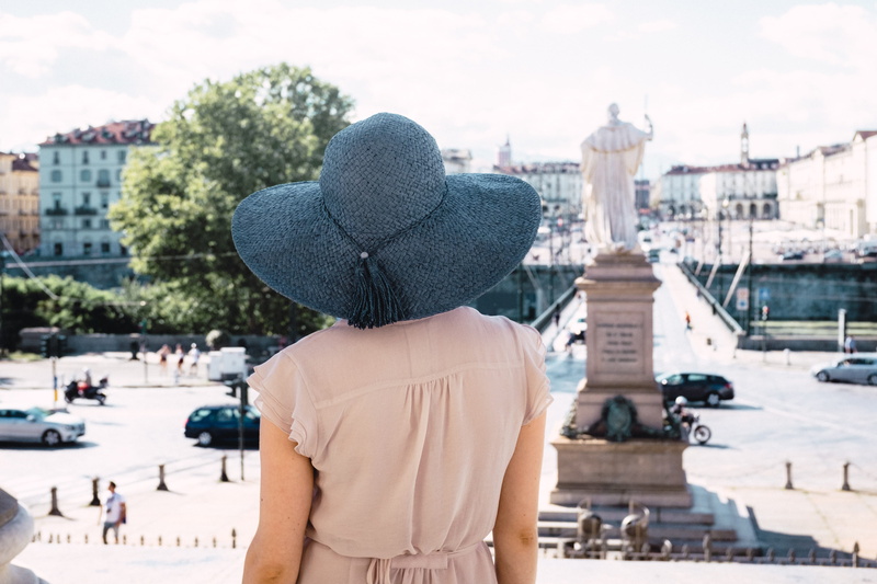 piedmont, portrait, blue, religion, mole, beauty, square, clothing, hat, madre, casual clothing, vacation, sculpture, lifestyle, travel, rear view, gran