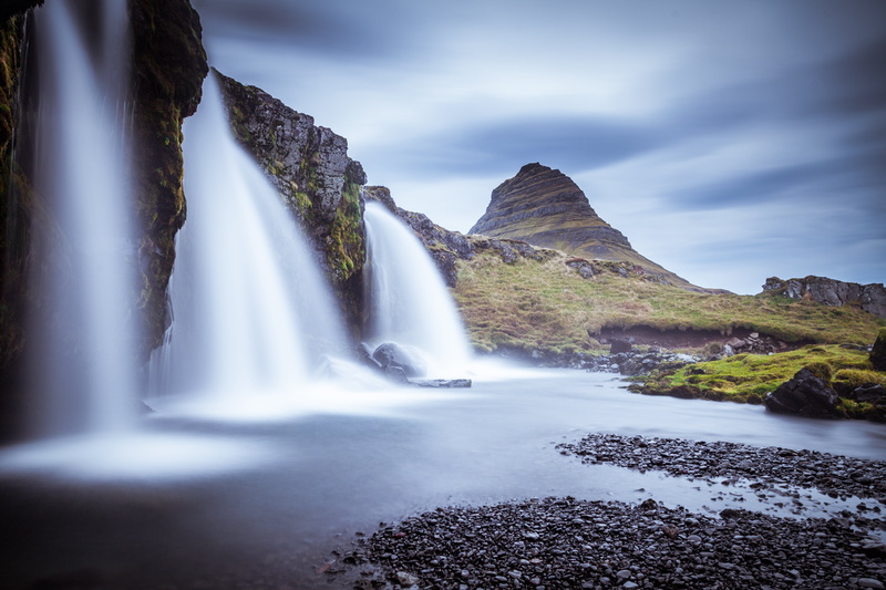 mountain, famous Place, scenics, beauty In Nature, time, water, nature, travel, photography, iceland, lapse, waterfall, islandia, outdoors, river, waterfalls