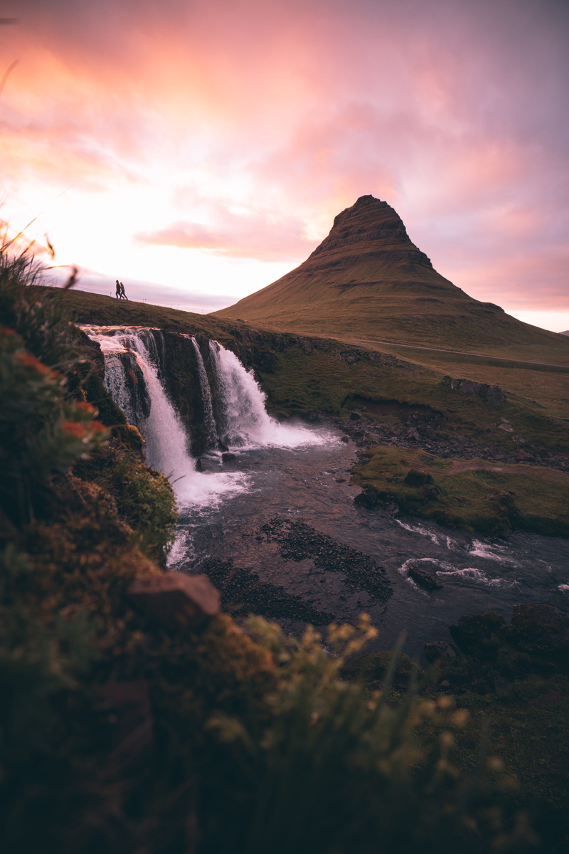 cloud - sky, rock, arrive, 5K, case, tranquil scene, no people, non-urban scene, environment, lake, blue, landscape, beautiful, nature, iceland, flowing water