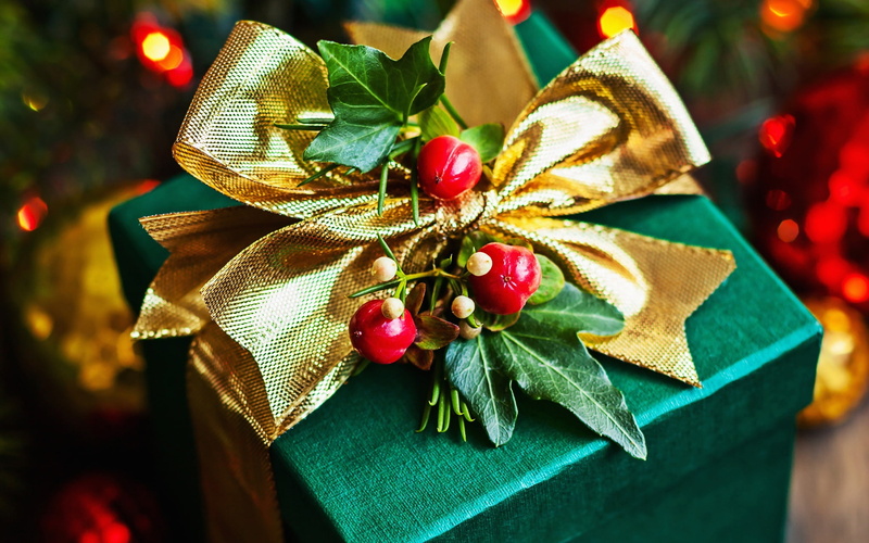 1080P, presents, Christmas ornaments, holiday, Christmas