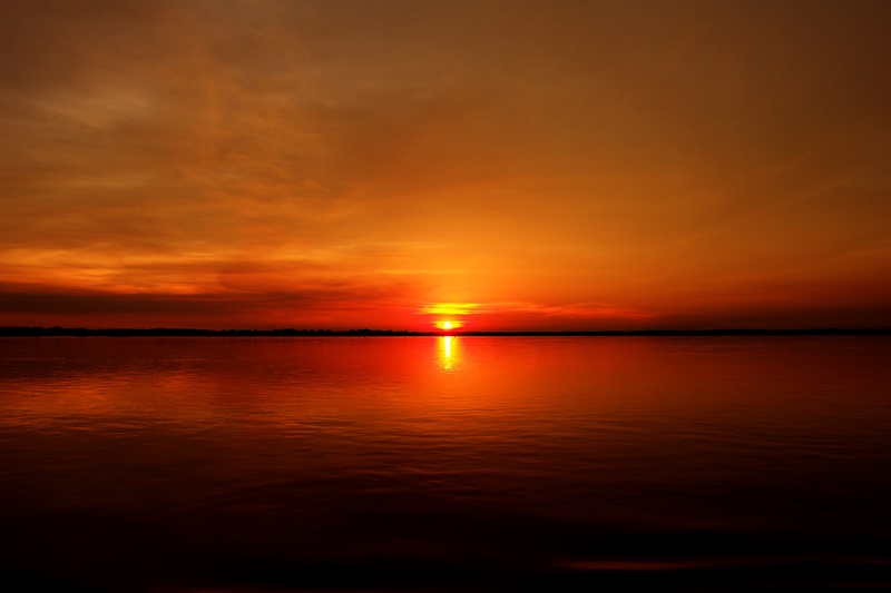 photography, tranquil scene, calm, no people, outdoors, idyllic, sea, horizon over water, 2K, scenics - nature, orange color, seascape, water, silhouette