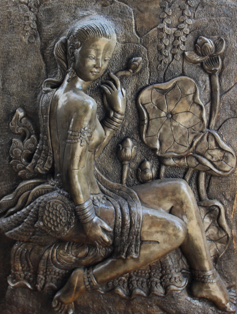 creativity, steel, femininity, secret garden, spirituality, young, creative, the past, craft, human representation, representation, lady, idol, 4K, carving - craft product