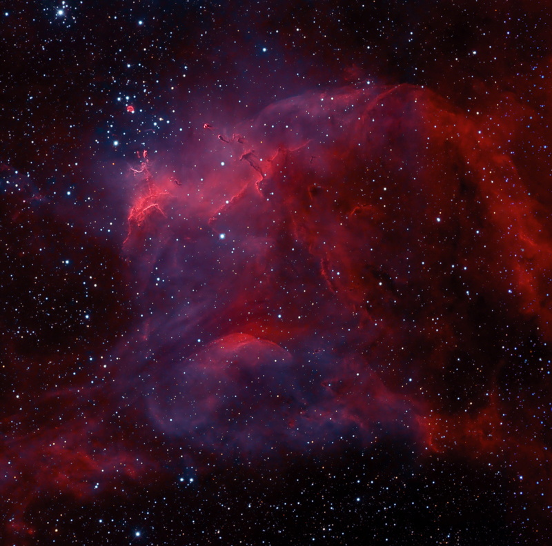 Josep Drudis, the constellation of the keel, star cluster, 4K, Kiel constellation, NGC 3572, John Herschel