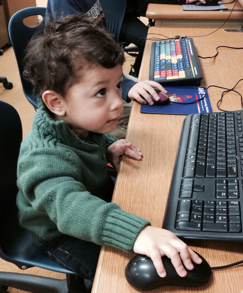 little boy, computers, using, boy, communication, teaching, keyboard, table, men, boy with computer, little techie, tech, classroom, wireless technology