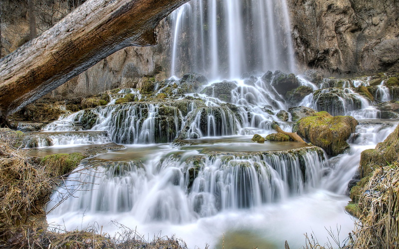 2K, virginia, beautiful, waterfall, wide