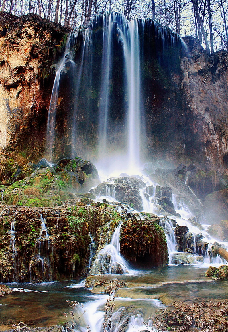nature, scenic, blurred motion, environment, waterfall, beauty in nature, fall, non-urban scene, motion, virginia, flowing water, no people, rock - object
