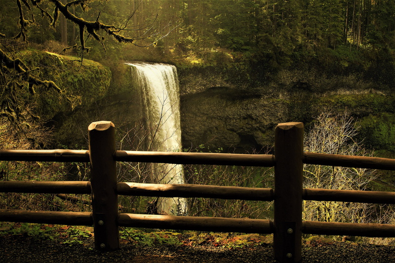 5K, silver, earth, state, falls, forest, waterfall, park, fence