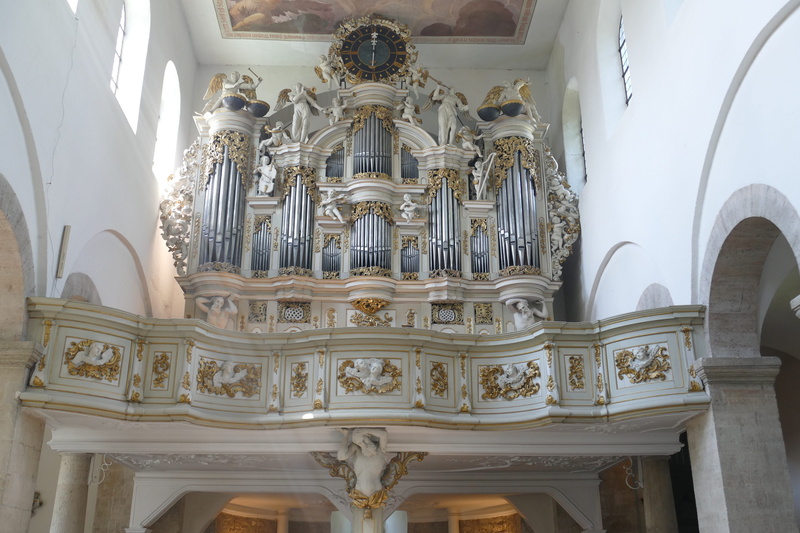 europe, indoors, catholicism, benedictine monastery, musical instrument, cathedral, low angle view, old, Monastery, silver pipe organ, prayer room, place of peace