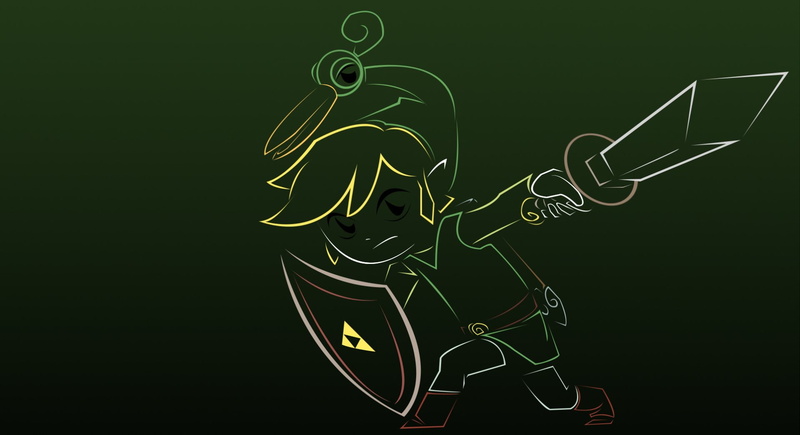1080P, Link, The Legend Of Zelda: The Minish Cap, Ezlo (The Legend Of Zelda), Zelda