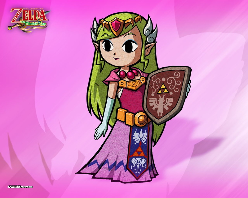 digital, The Legend Of Zelda: The Minish Cap, female, character, Zelda, legend, 720P