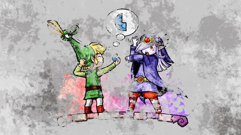 Cute, Link, Vaati (The Legend Of Zelda), 720P, Ezlo (The Legend Of Zelda), The Legend Of Zelda: The Minish Cap, Zelda