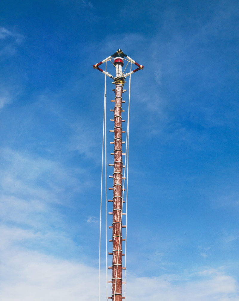 nature, metal, architecture, sky, blue, communication, construction industry, amusement park, technology, chapala, tower, mexican ritual, cloud - sky, arts culture and entertainment