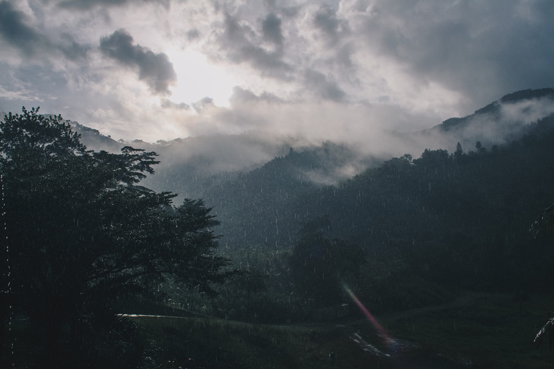 landscape, tree, idyllic, mountain, cloud - sky, tranquil scene, outdoors, beauty in nature, dominican republic, nature, tranquility, bonao, scenics - nature